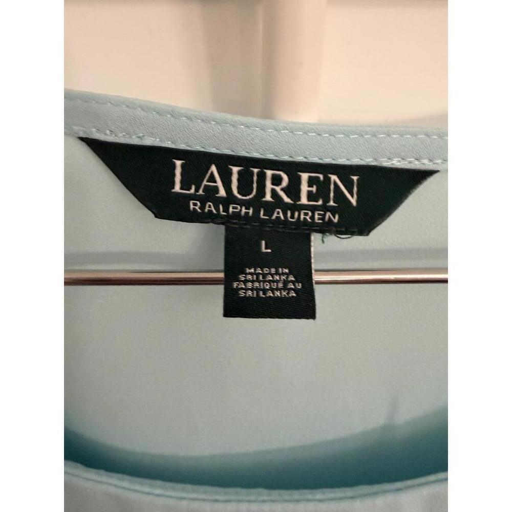 Lauren Ralph Lauren sleeveless asymmetrical layered blouse size Large‎ - Picture 4 of 6